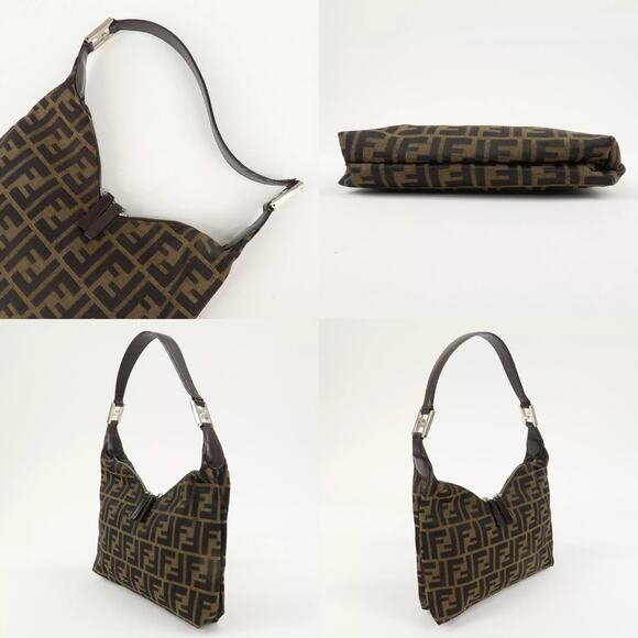 💎✨LUXURY✨💎 Authentic FENDI Zucca Shoulder Bag - Picture 4 of 7